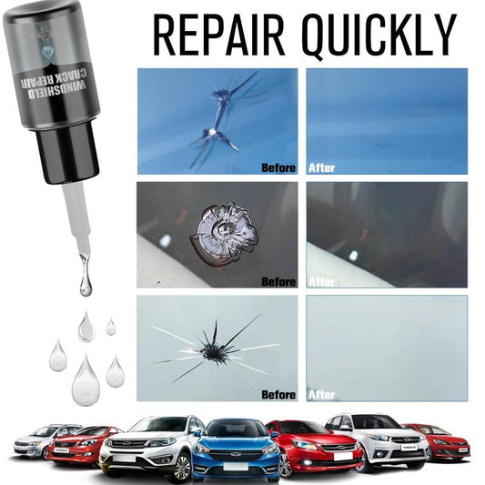 Windshield Crack Repair Fluid